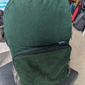 Chuck Green Suede and Snakeskin Backpack